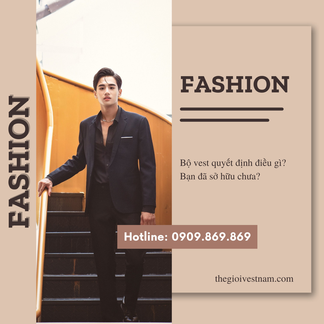 Vest nam đẹp phong cách công sở